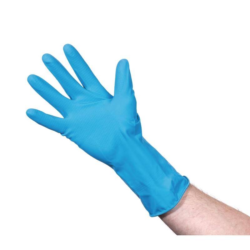 Latex Handschoenen Jantex Blauw Maat L