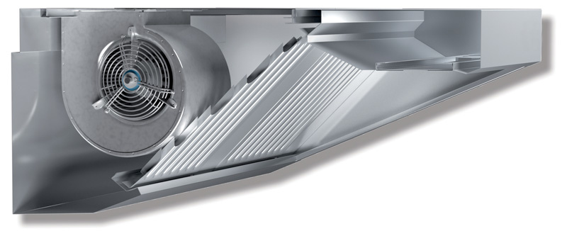 Wandhaube Eco WMR70 | Tiefe 700x(h)450 mm | Erhältlich in 12 Größen