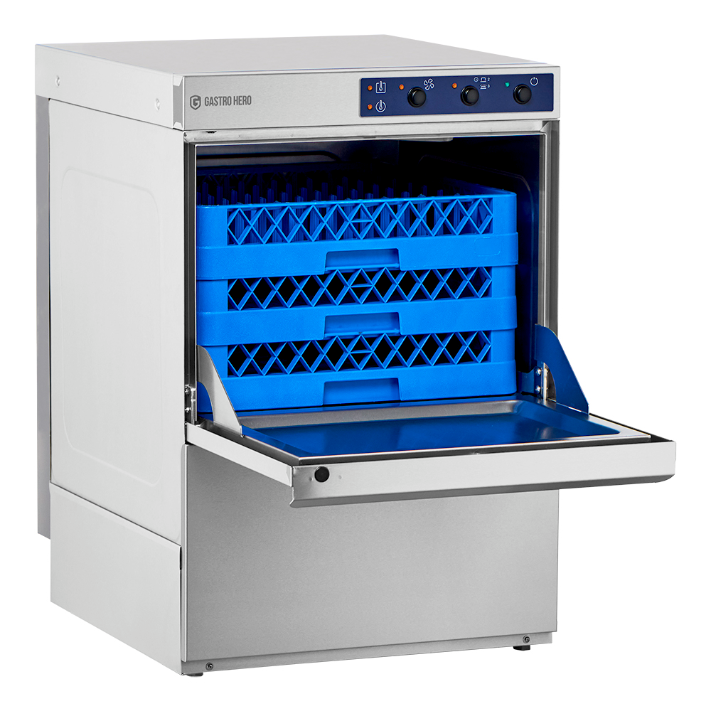 Lave-vaisselle ECO 50x50 cm, avec doseur de détergent et de liquide de rinçage, avec pompe de vidange, fabriqué en Europe, 230/400 V