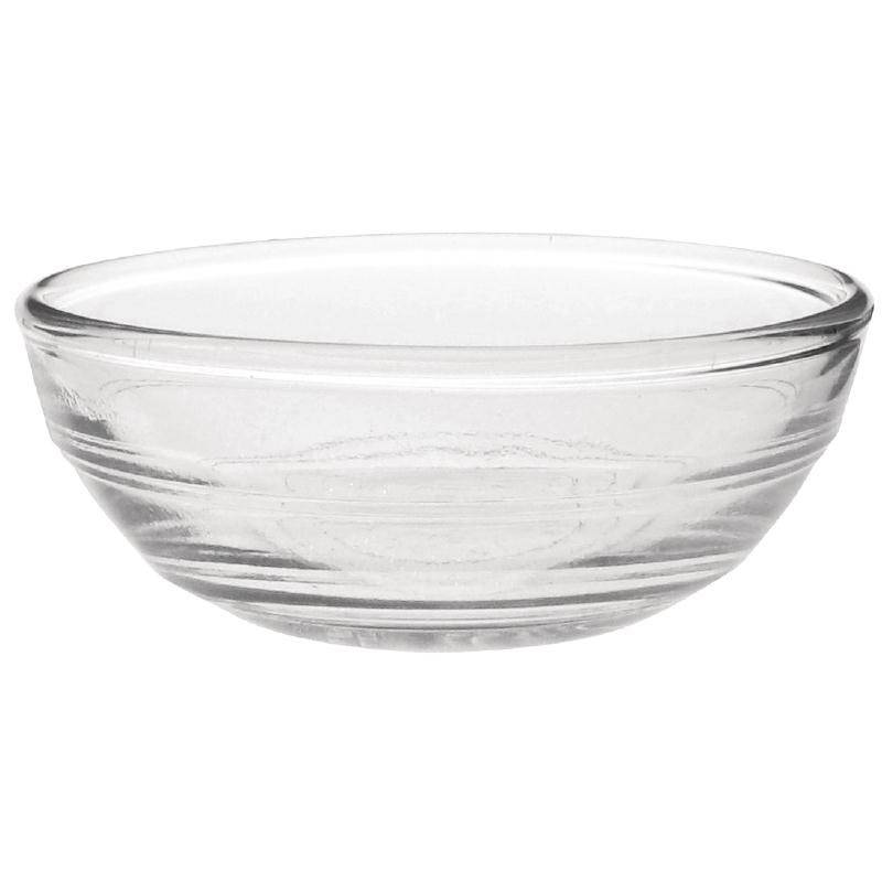 Glasschale Ø60mm | Gehärtetes Glas | 0,35 Liter | 6 Stück