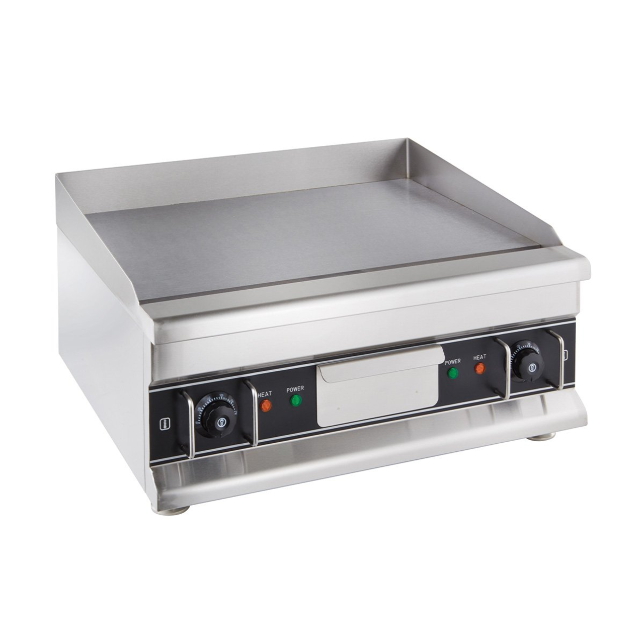 Gladde elektrische grillplaat Eco 596 x 398 - tafelmodel