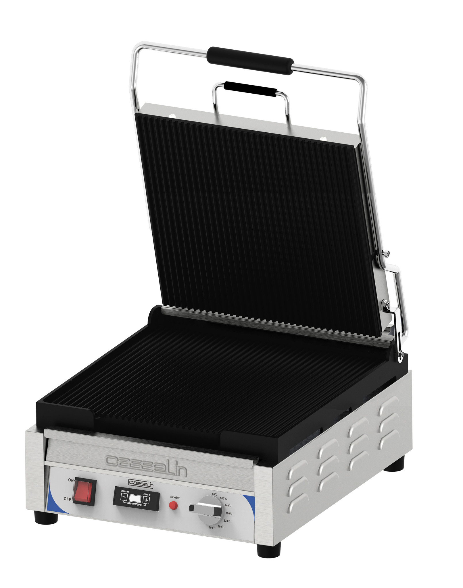 Contact grill Premium | Met Timer | 2,4 kW | 400x580x(H)265mm