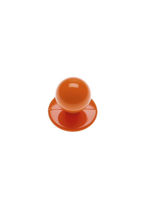 Boutons orange, 12 pièces / paquet - Orange - Pack