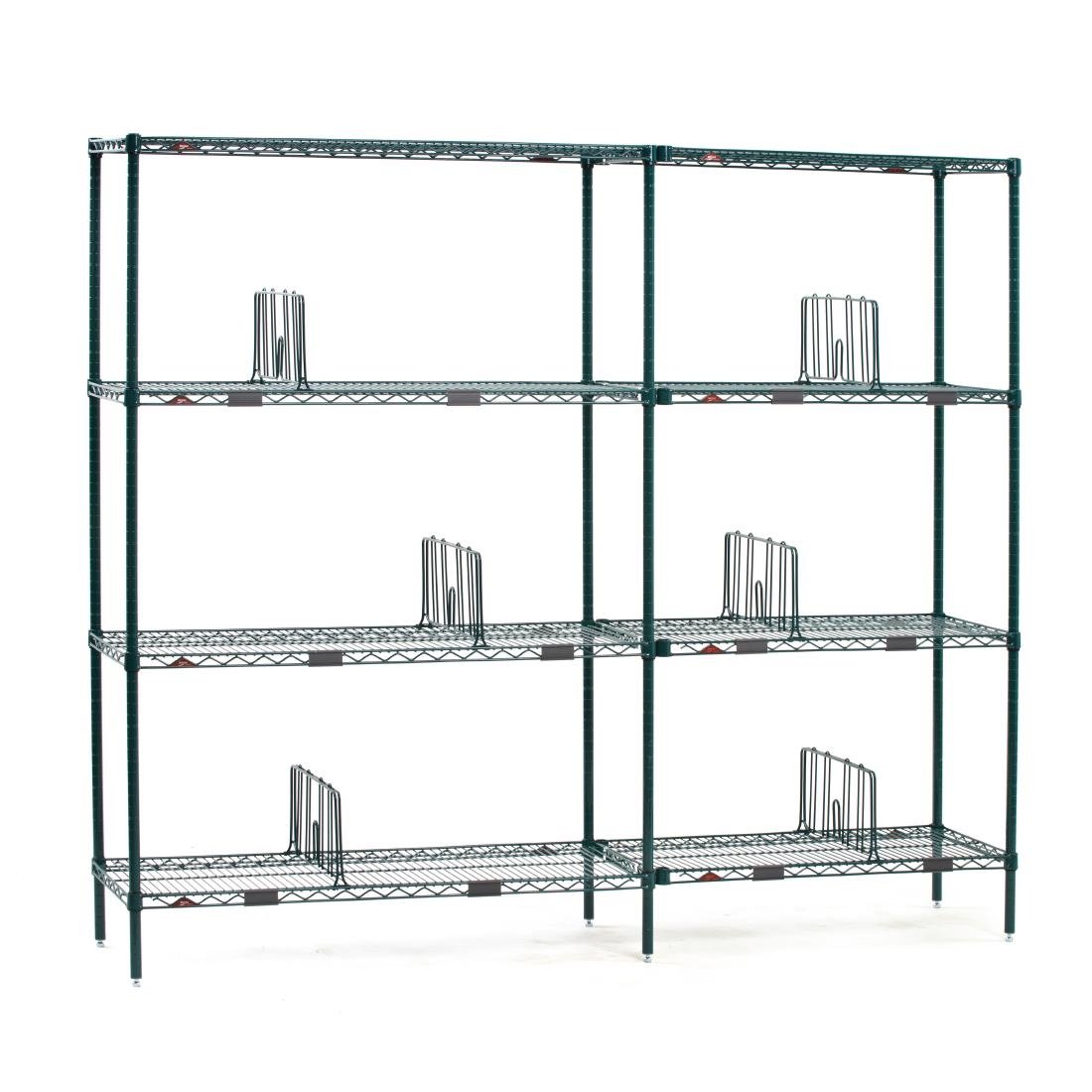 Séparateurs d'étagère Super Erecta Metro 460 x 203mm (lot de 4)