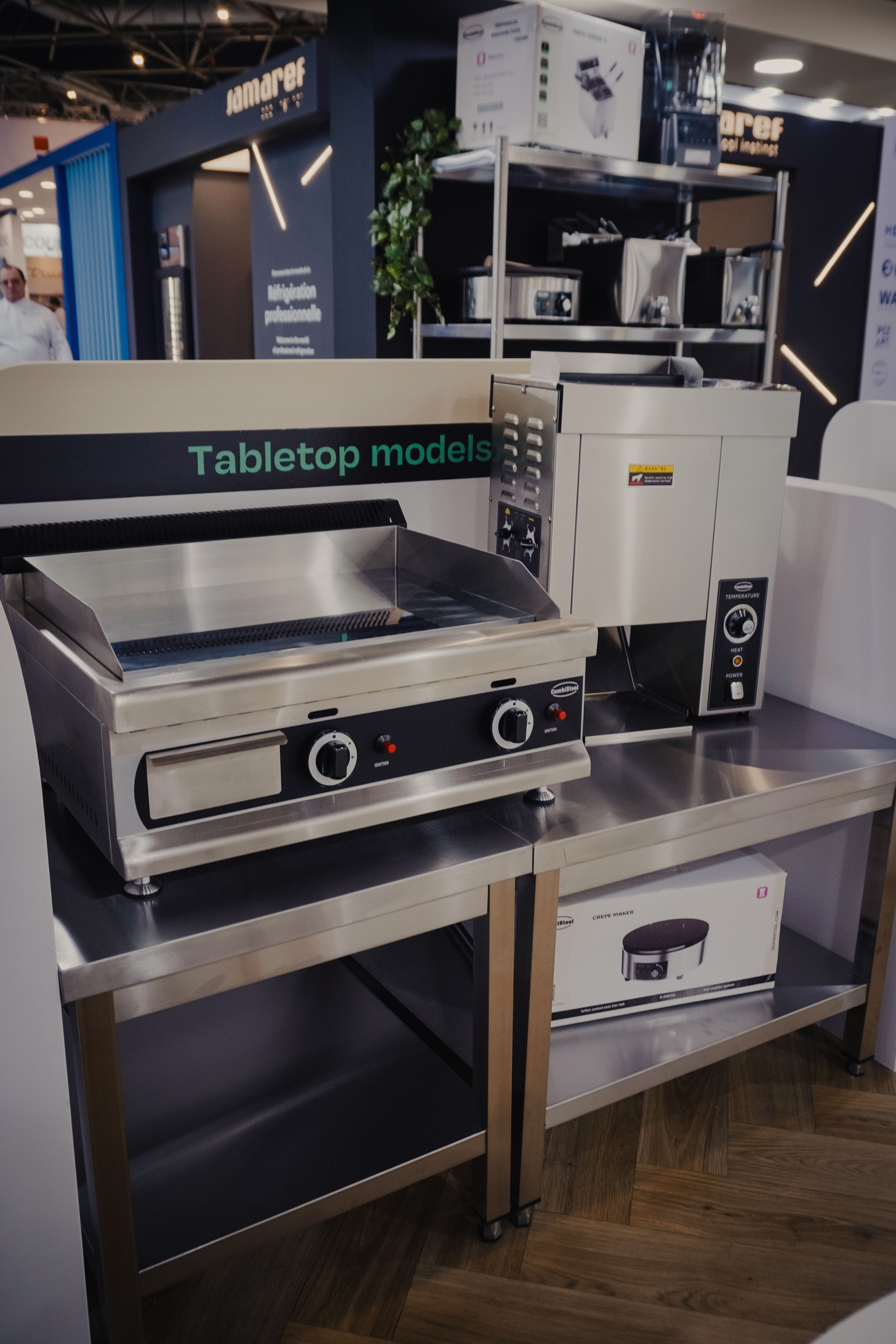 Gas Grillplatte Chrom 650