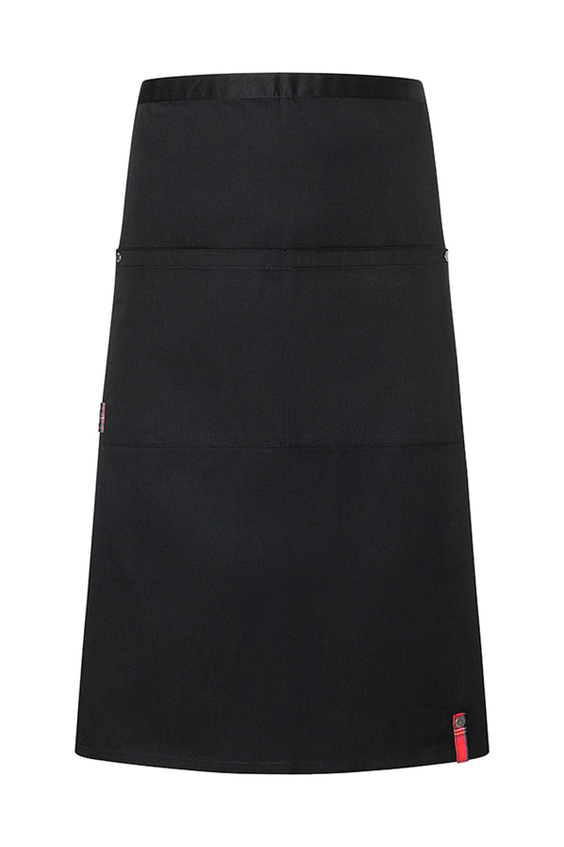 Bistro-Schort Rock Chef - Zwart