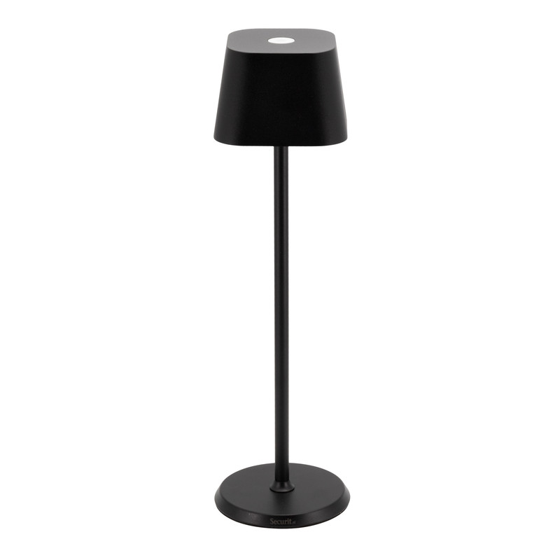 Tischlampe Georgina schwarz - LED und magnetisches Ladekabel