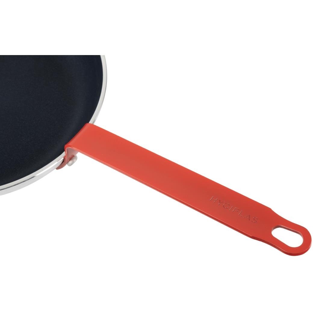 Hygiplas Aluminium Antihaft Teflon Platinum Plus Bratpfanne mit rotem Griff 28cm