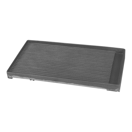 Plaque de gril 56x32cm |rainurée|