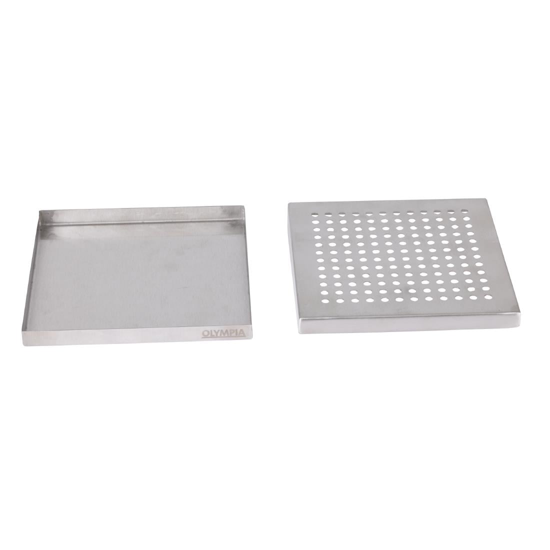 Olympia RVS Lekbak 150x150mm