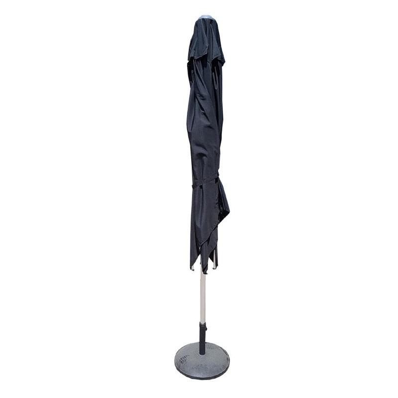 Eden Milan Ronde Parasol Zwart  Ø2.5m