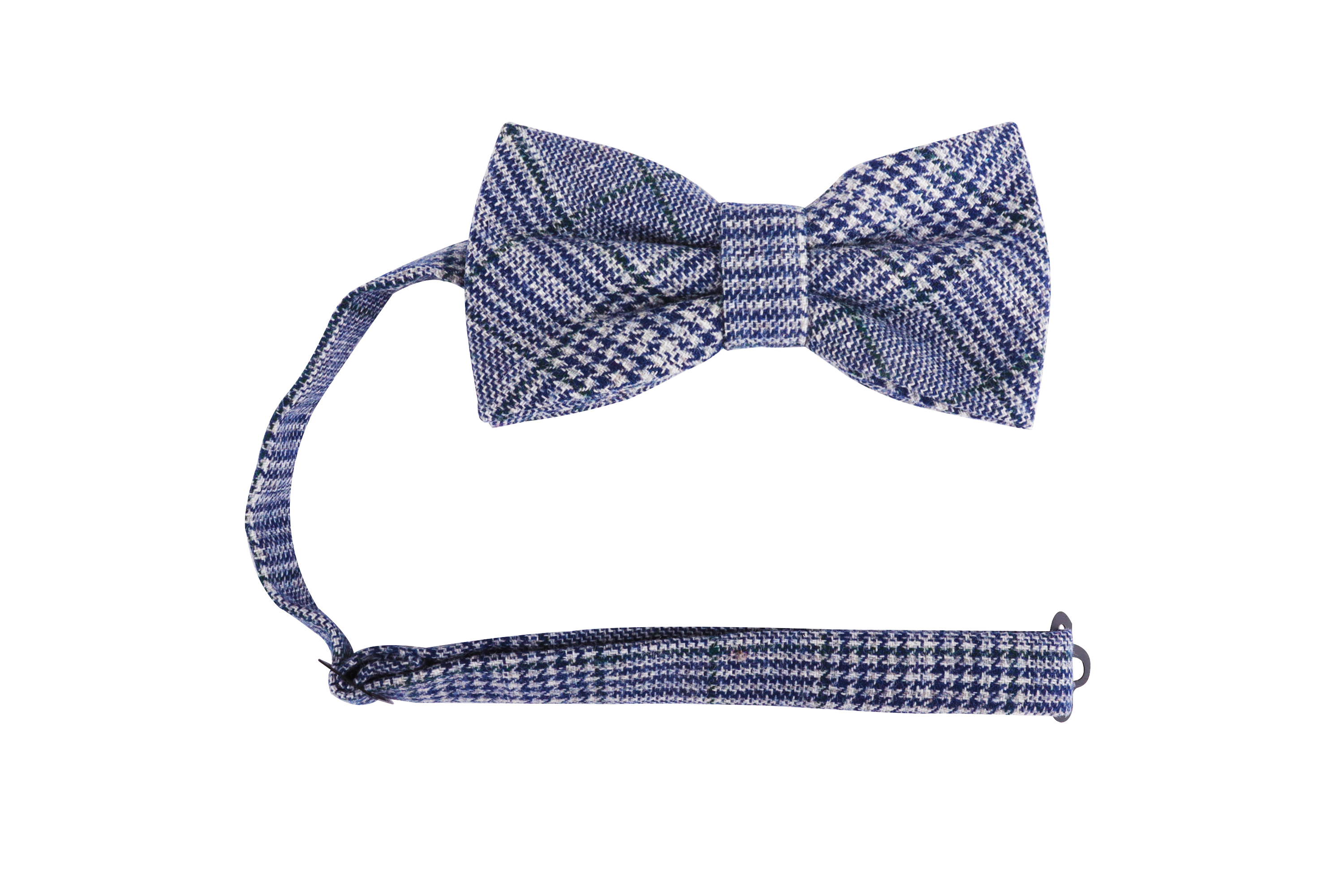 Nœud papillon Urban-Glencheck - Marine