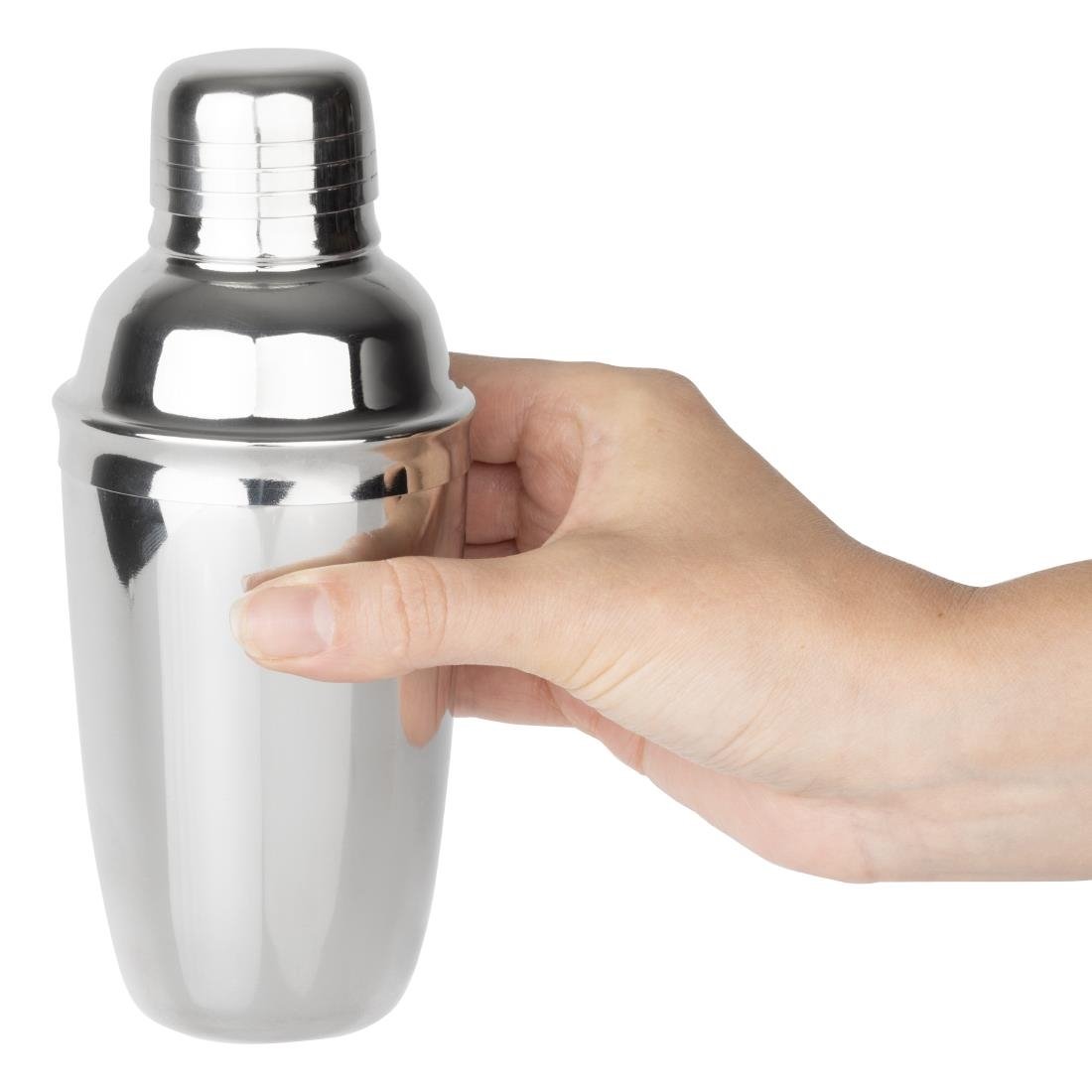 Olympia Mini 3-teiliges Cocktail-Shaker aus Edelstahl 300ml