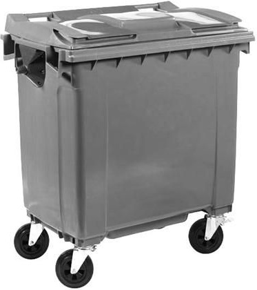 Abfallbehälter / Maxi-Container auf Rädern - 770 Liter Grau
