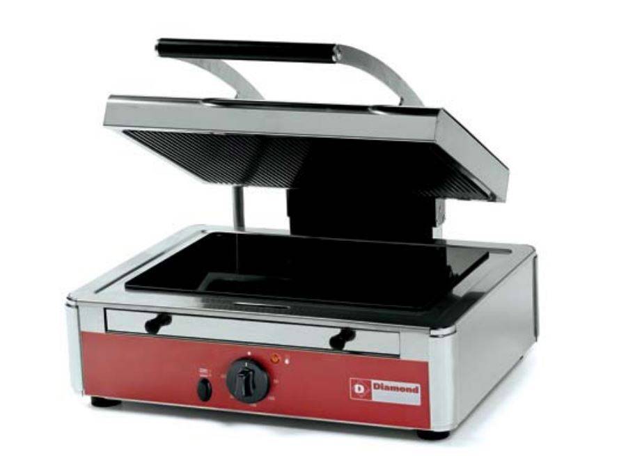 Elektrische panini grill Vitro Keramisch - 47x44,5x(h)24,5 - 3000W