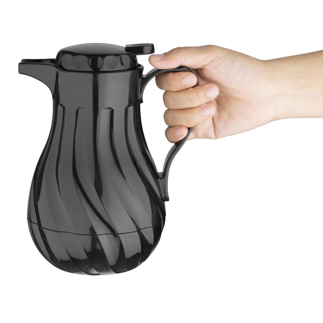 Olympia Swirl Thermoskanne schwarz 500ml