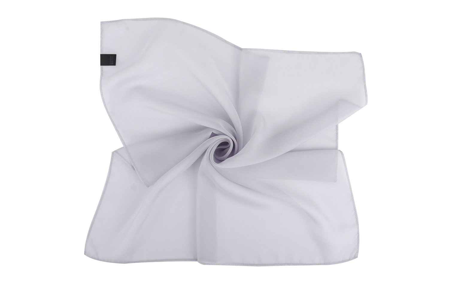 Foulard en mousseline Classic - Gris Clair