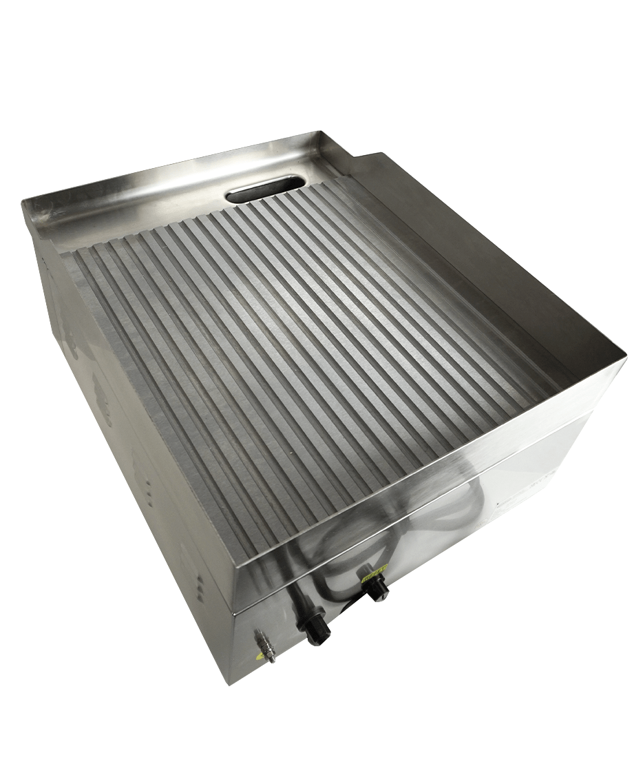 Elektrische Bakplaat Geribd