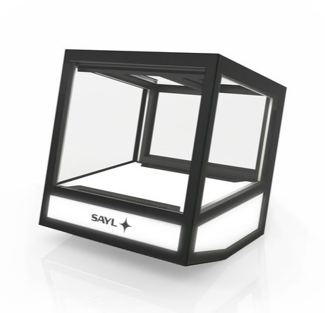 Vitrine Réfrigérée Cube | Convient pour 20 Bouteilles | 620x670x670mm | Disponible en 3 Modèles