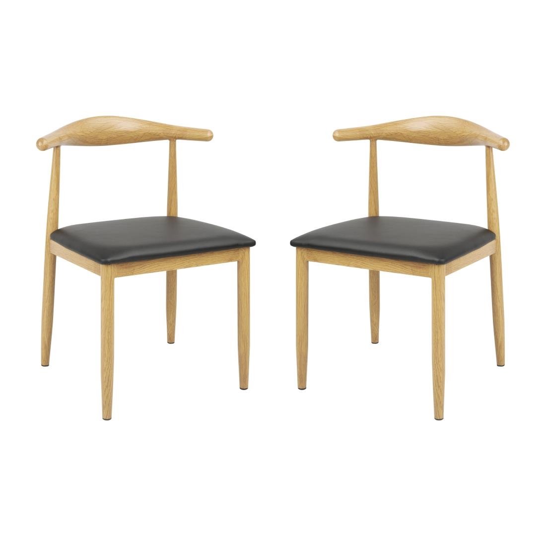 Bolero camden gevoerde interieurstoelen (pak van 2)