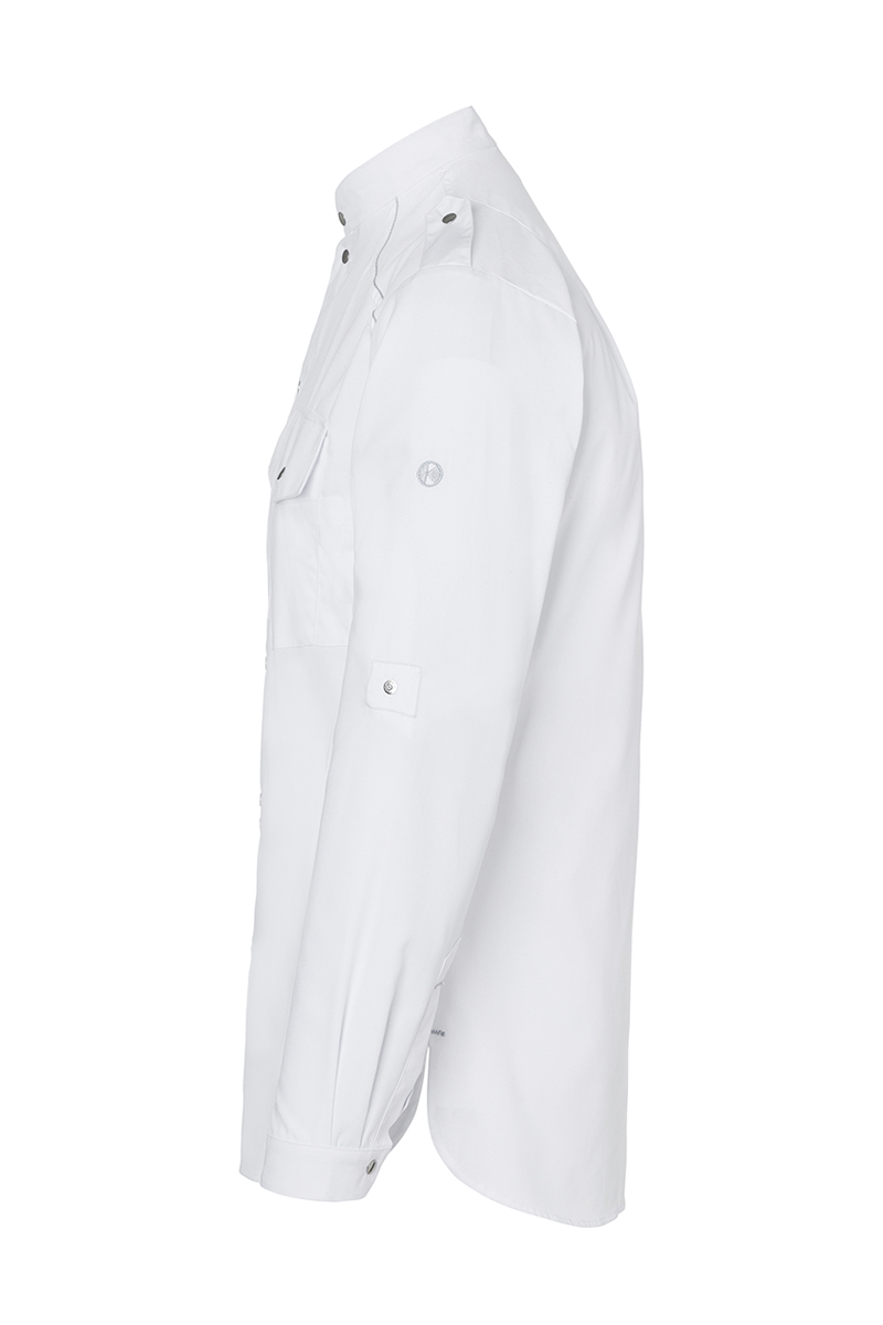Chemise de cuisine New-Identity - Blanc - 54
