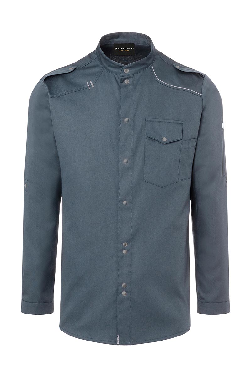 Chemise de cuisine New-Identity - Anthracite - 56