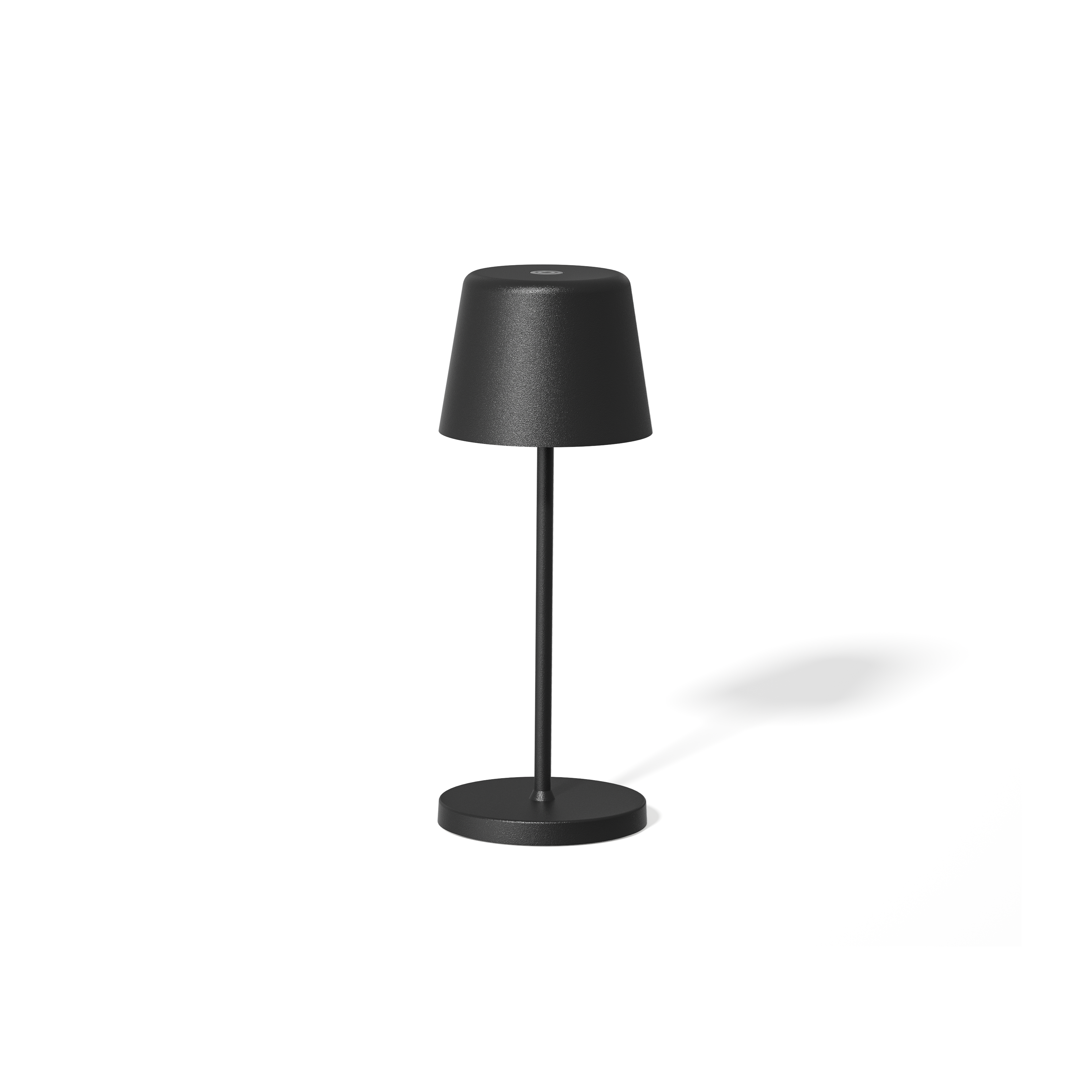 Lampe de table LED YUYU ALEX, hauteur 20,8 cm, Ø 7,6 cm, noir mat