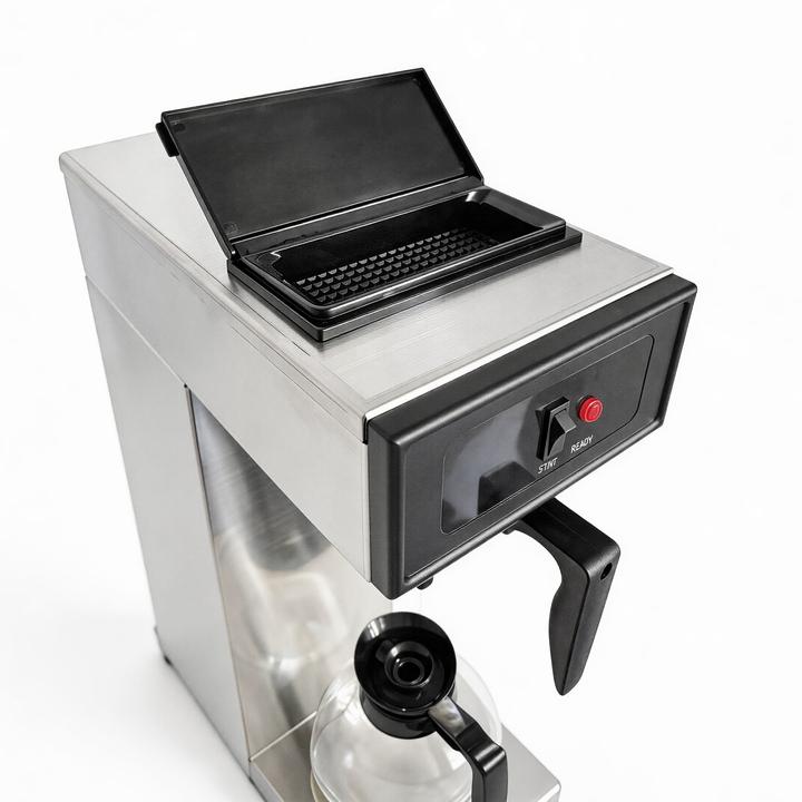 RVS koffiemachine - 1,8L - 1,9 kW - Inclusief thermoskan