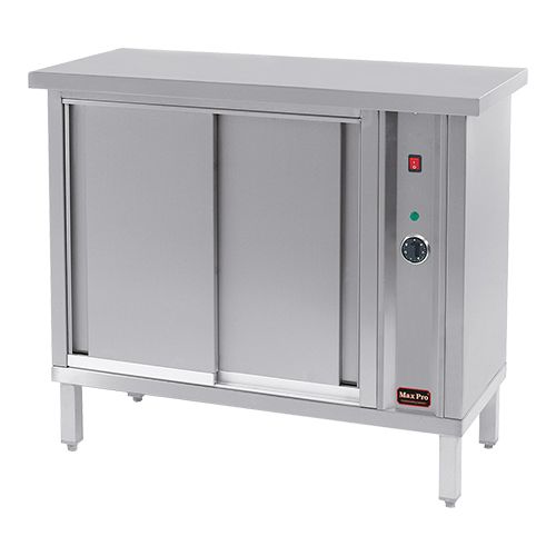 Hetelucht bordenwarmer voor 120 borden - 1000W - 105x46x(h)90cm