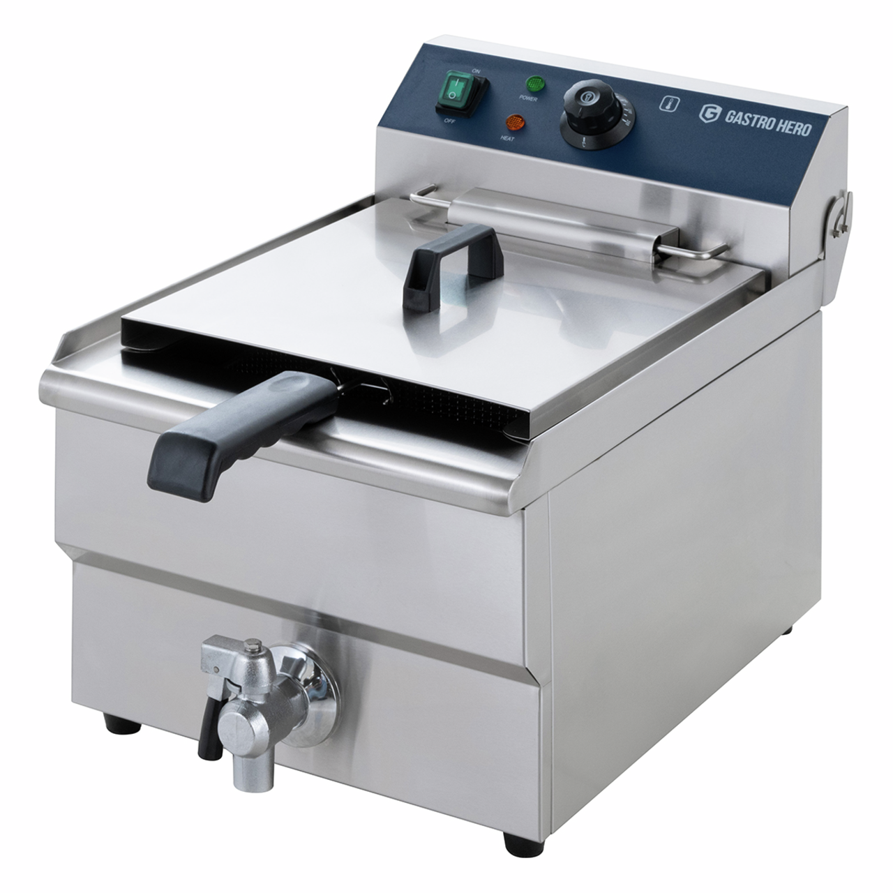 Elektrische friteuse ECO 13 liter met aftapkraan, 5000 W, 400 V