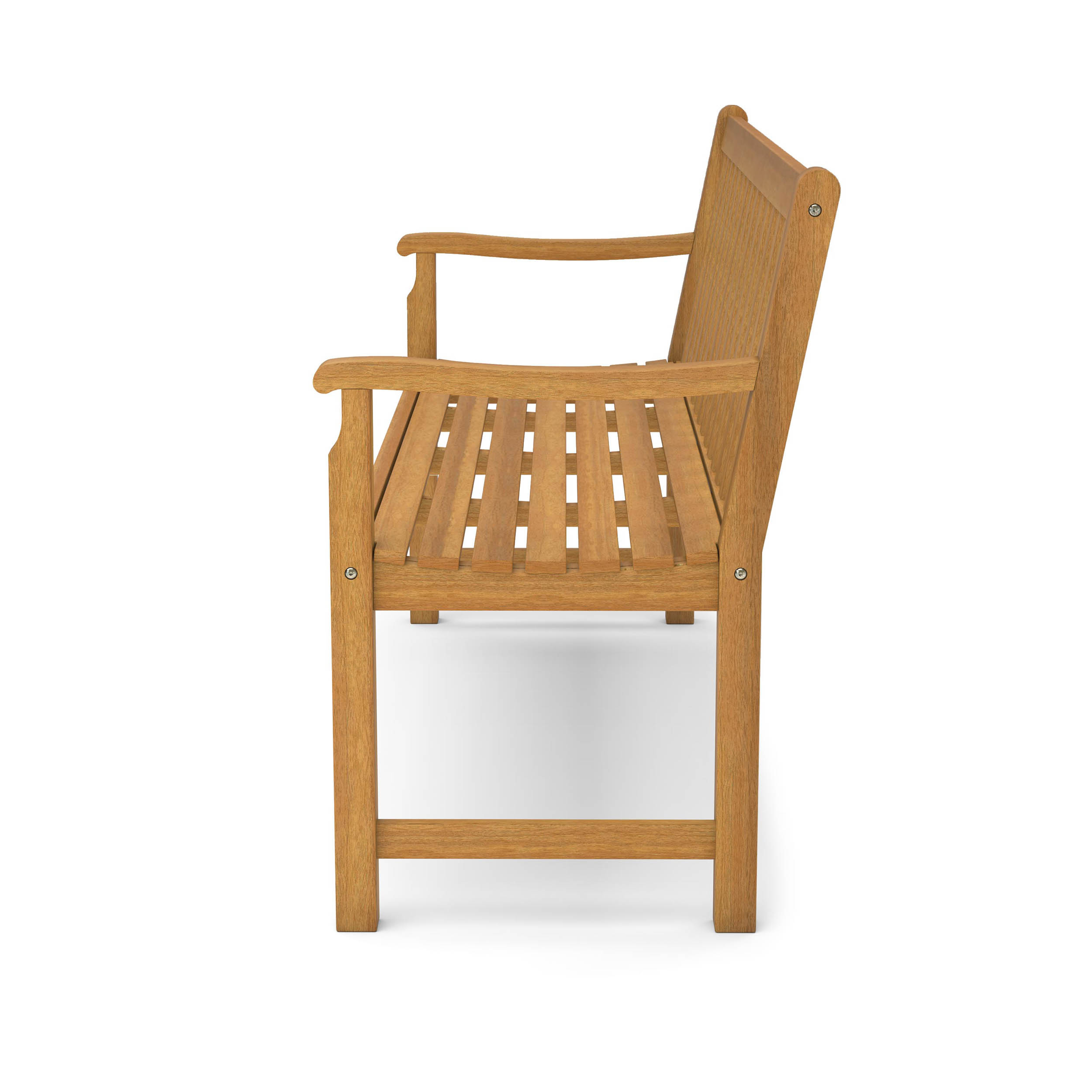 Banc d'extérieur Stockholm en bois d'acacia 150 cm
