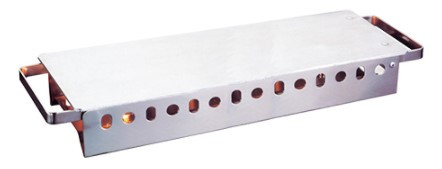 Plattenwärmer mit Scharnierplatte | Edelstahl/Aluminium | 3 Brenner