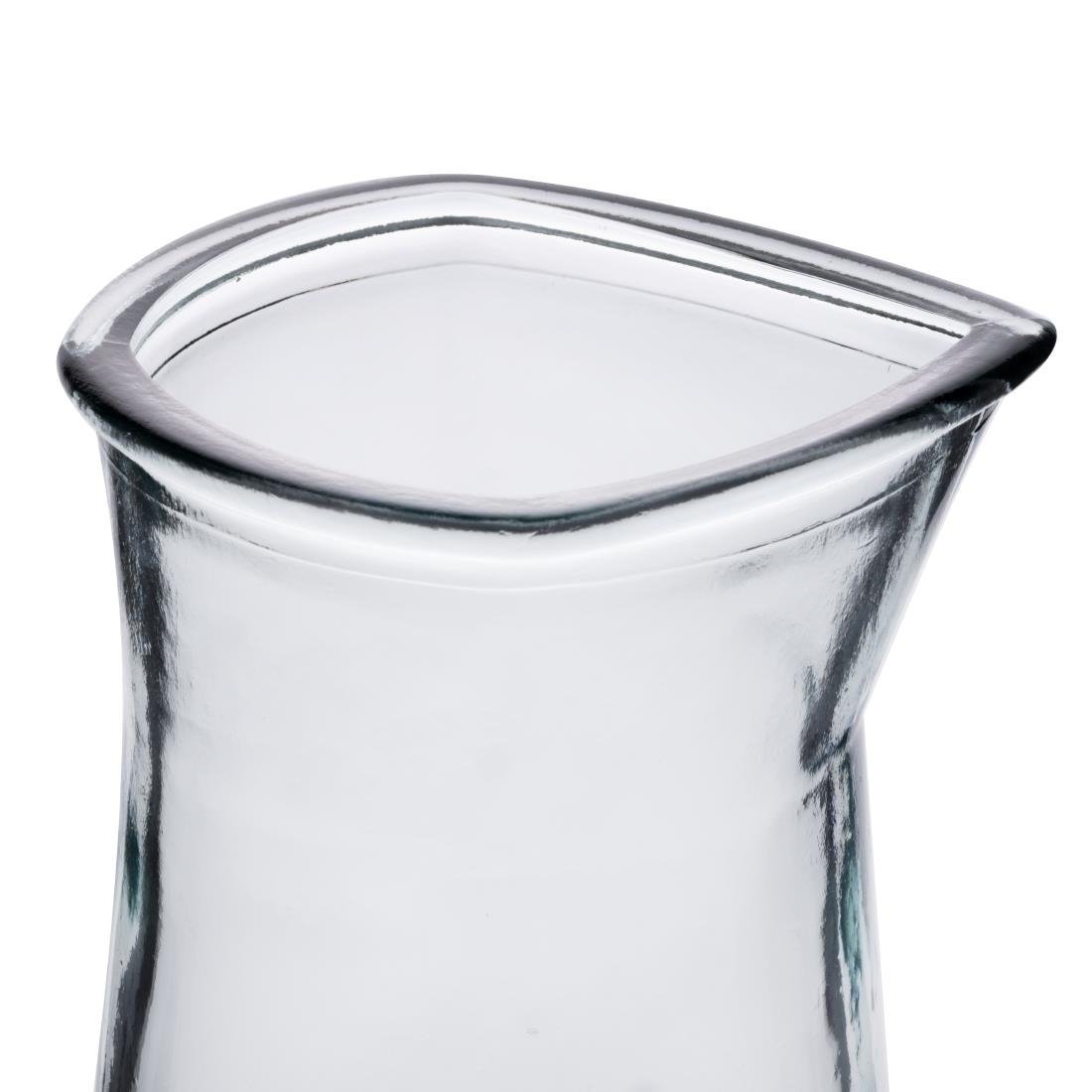 Olympia Karaffe aus recyceltem Glas konisch 1Ltr (6 Stück)