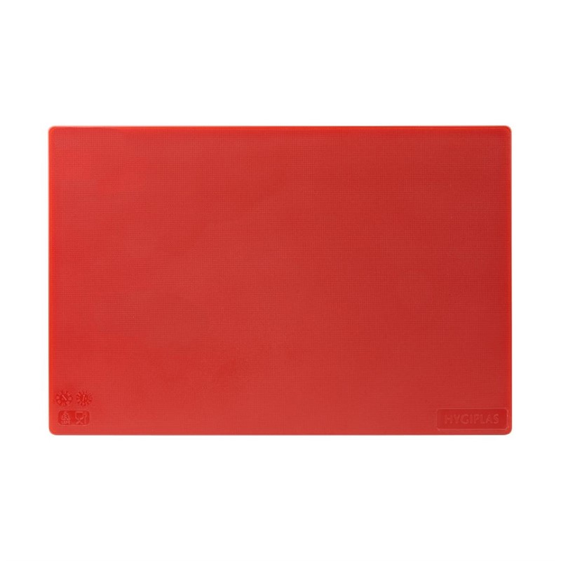 Planche à Découper Hygiplas - Rouge - 450x300x12mm