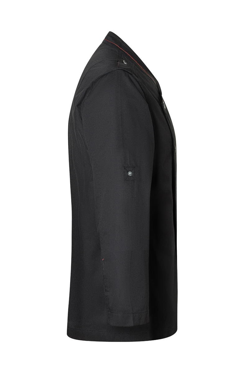 Veste de cuisine à manches longues pour hommes ROCK CHEF-Stage2 - Noir - 46