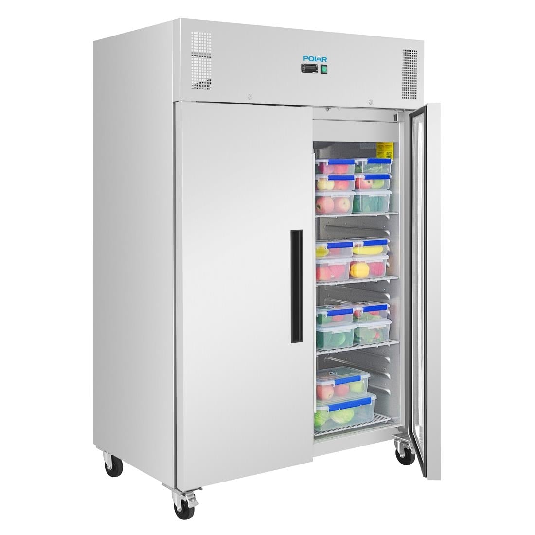Polar G-Serie Umluft Doppel-Tür Upright Kühlschrank 1200Ltr