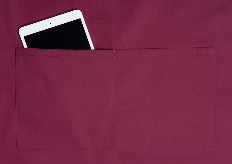 Xxl Oversized Schort Met Gesp En Zak - Bordeaux