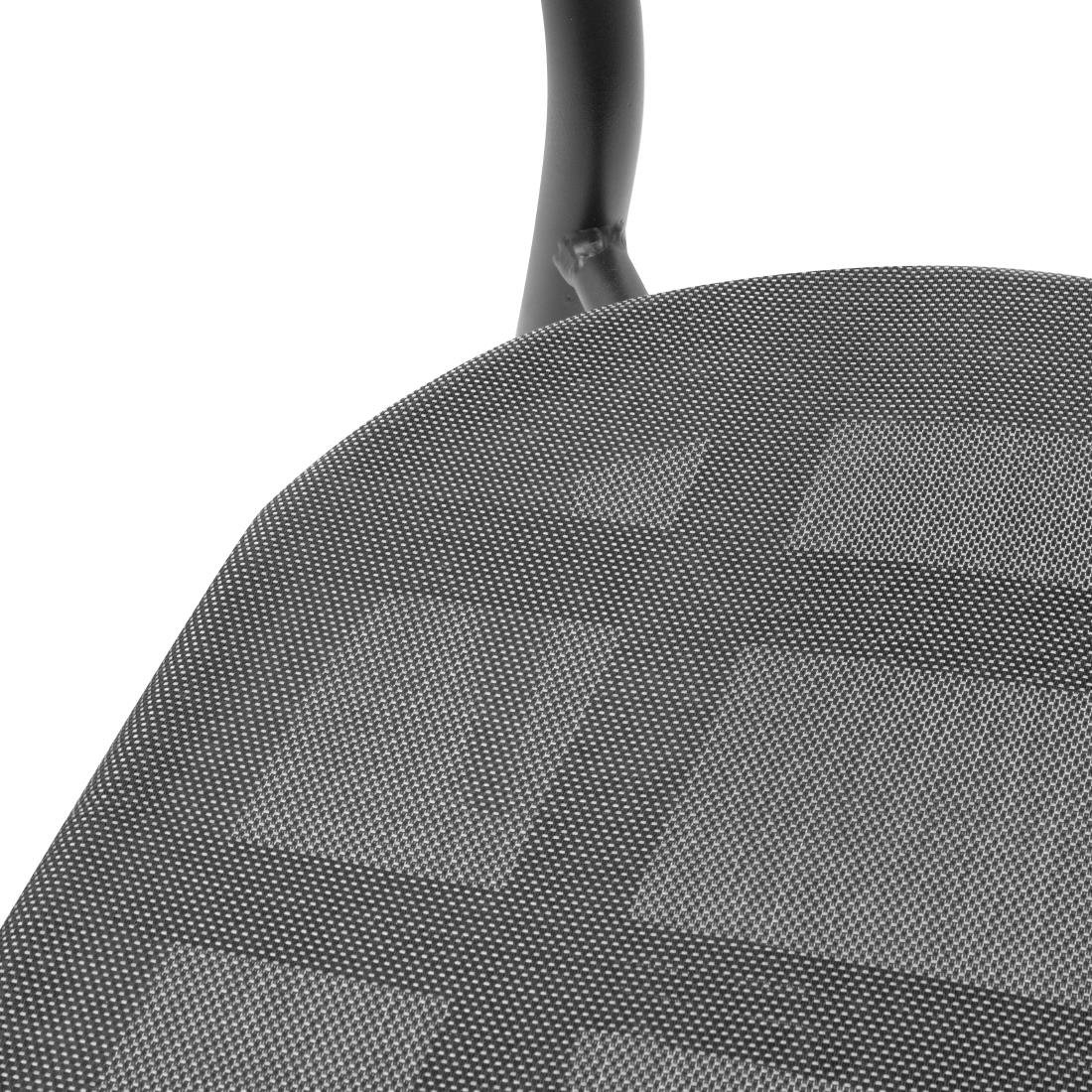 Bolero Santiago Outdoor-Sessel Schwarz (4 Stück)