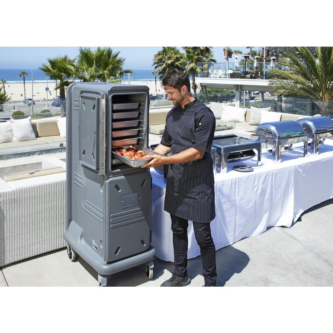 Cambro Ultra Pro Wagen Hoch Kaltwagen Anthrazitgrau