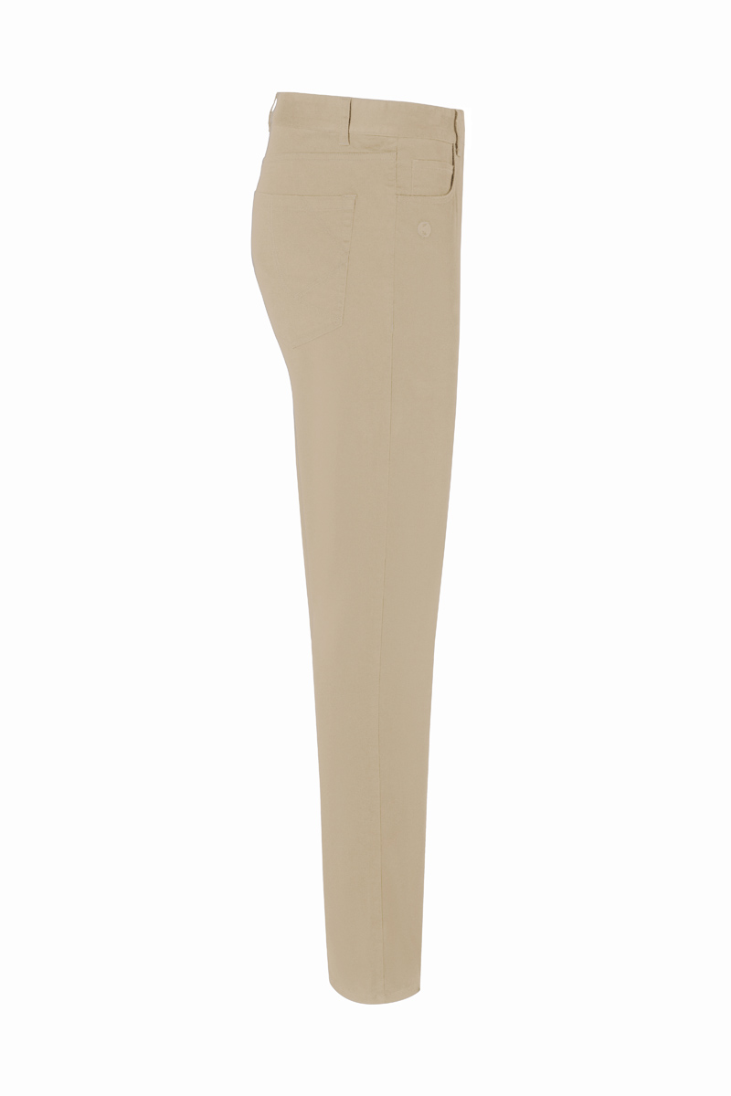 Herren 5-Pocket-Hose Classic-Stretch - Kieselbeige - 46/l