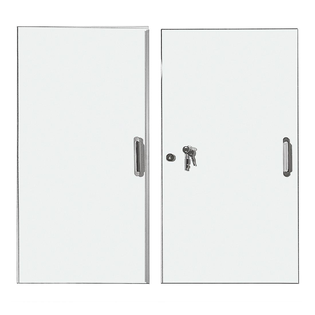 Ensembles de portes complètes pour vitrines libre-service Polar série G (lot de 2)