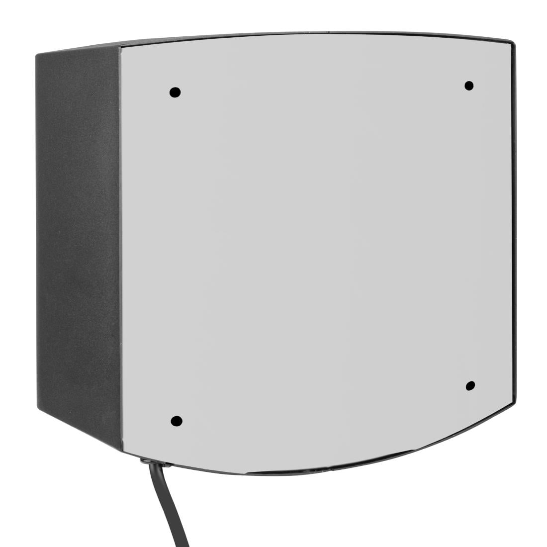 Jantex Edelstahl Handtrockner Schwarz