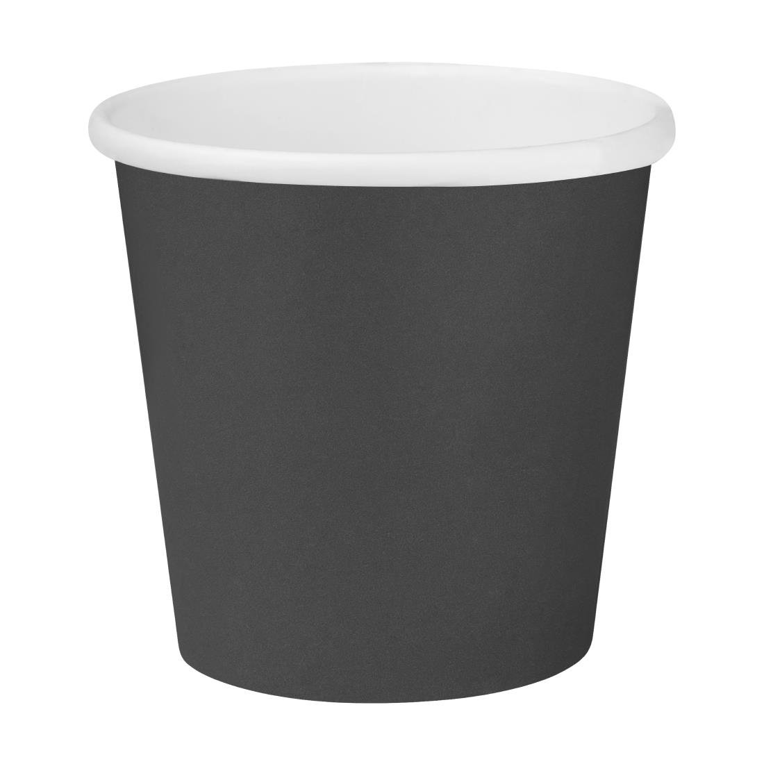 Fiesta Recyclable Hot Cups Einwandig Schwarz 177ml (1000 Stück) Fiesta Recyclable Hot Cups Einwandig Schwarz 177ml (1000 Stück)