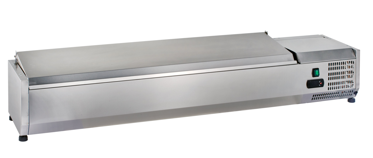 RVS koelopzet ECO 5 x GN 1/4