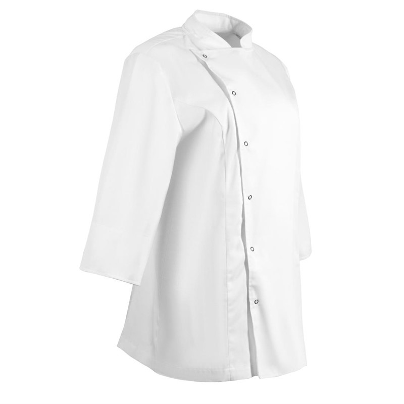 Whites Damen Kochjacke Weiß Größe L