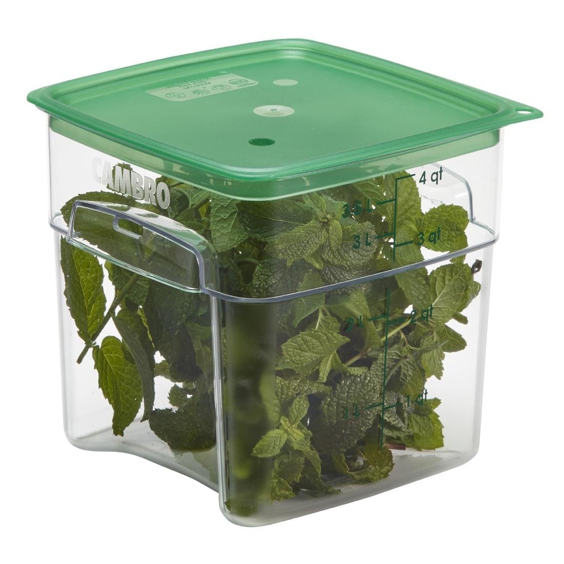Cambro FreshPro Camsquare Lebensmittelbehälter 3.8Ltr Cambro FreshPro Camsquare Lebensmittelbehälter 3.8Ltr