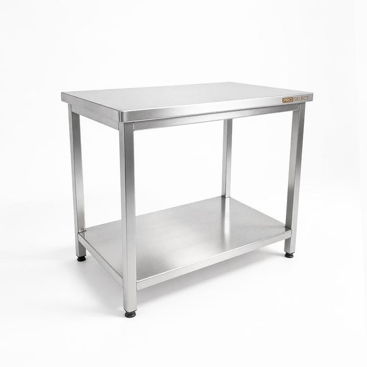 RVS Werktafel met Legbord – 800x700x(H)850mm