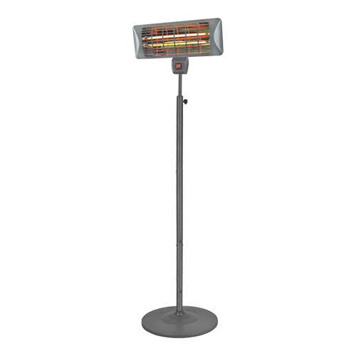 Terrasverwarmer Met Standaard | Quartz Lamp | 1000/2000W