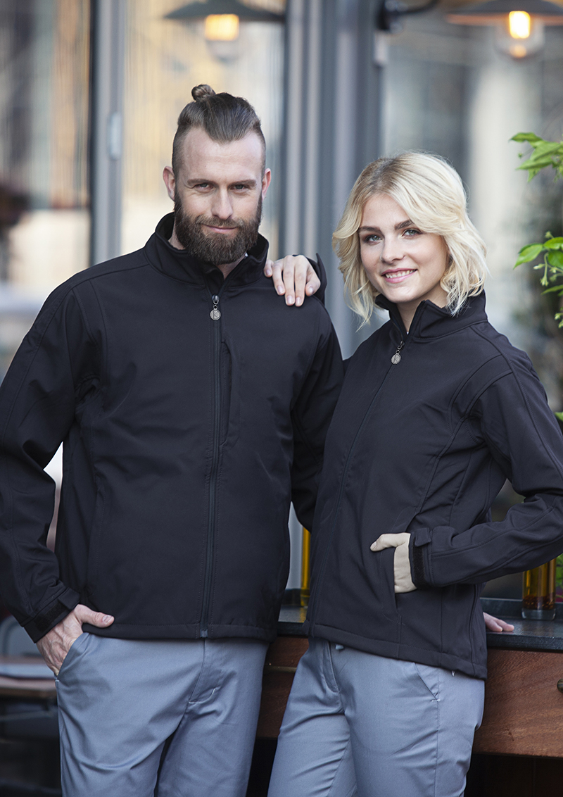 Veste pour hommes Softshell Classic - Noir - L