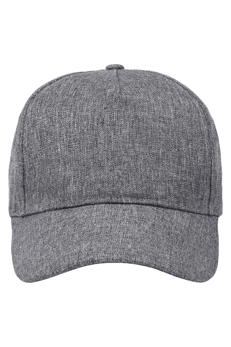 Baseballpet, Gemaakt Van Duurzaam Materiaal, Gerecycled Polyester - Grijs Gemêleerd